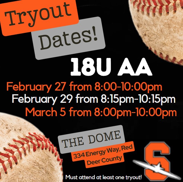 18u aa tryouts